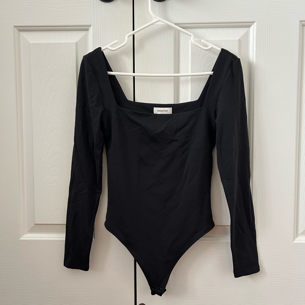 Babaton squareneck Long Sleeve Bodysuit